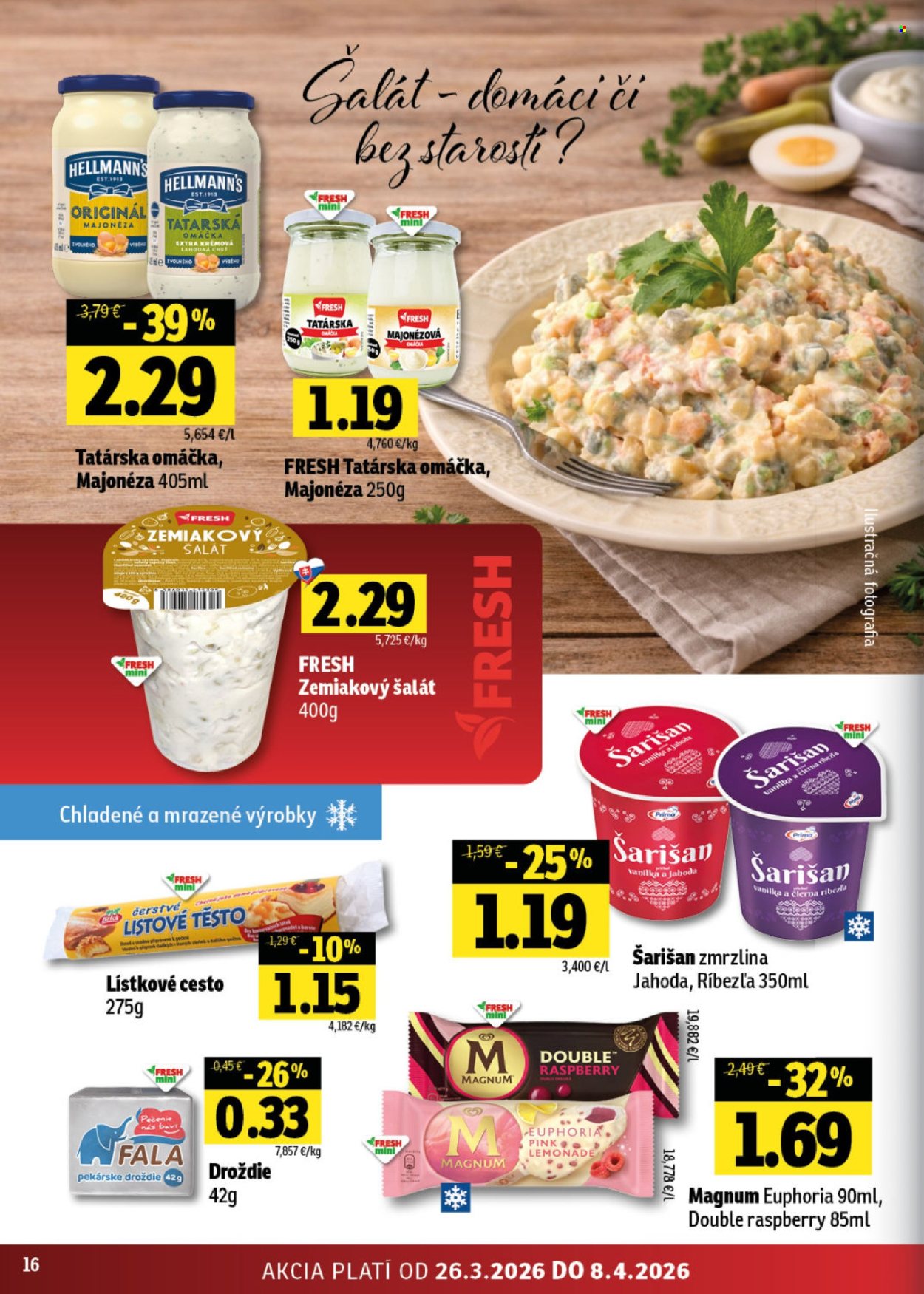 Leták FRESH - 26.3.2026 - 8.4.2026. Strana 16