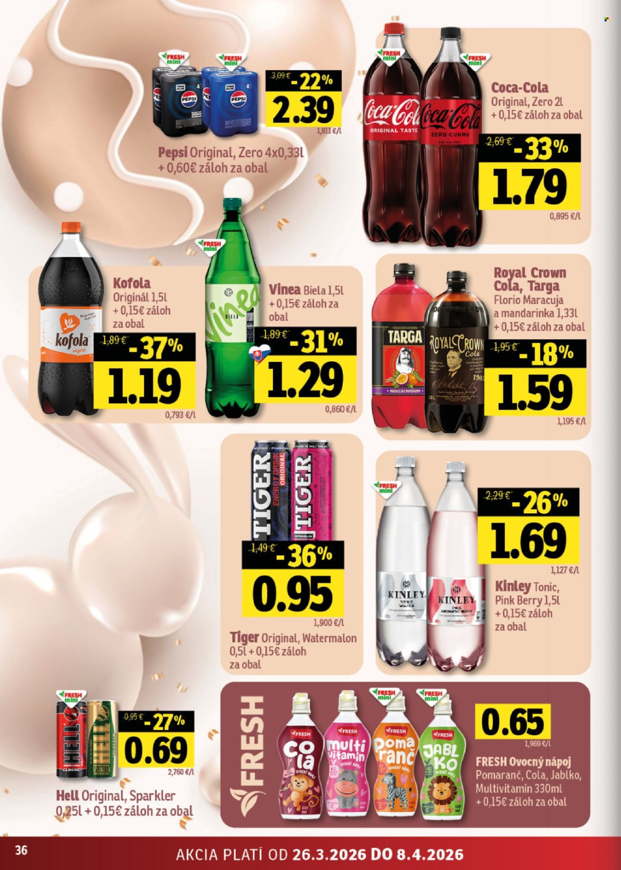 Leták FRESH - 26.3.2026 - 8.4.2026. Strana 36