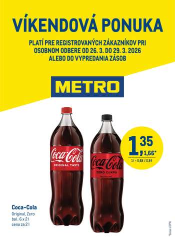Leták Metro - 26.3.2026 - 29.3.2026.