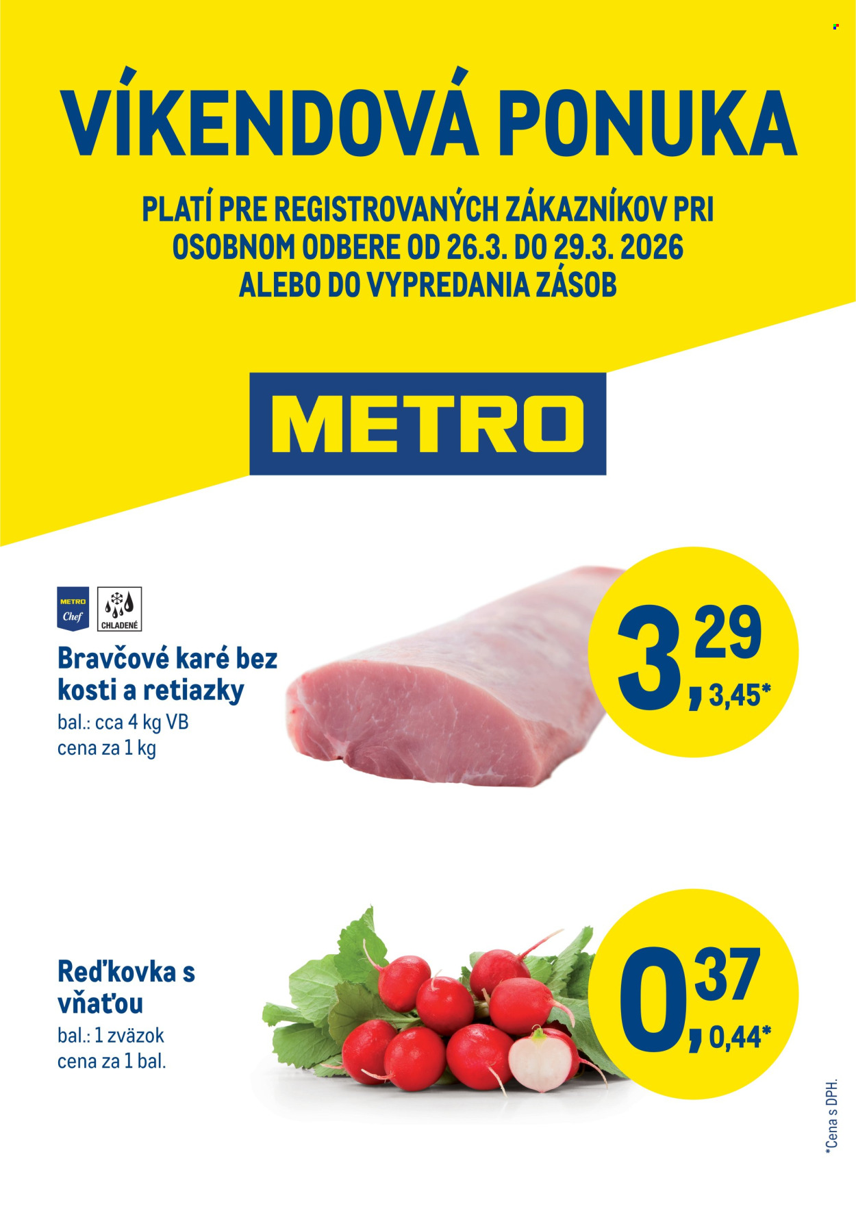 Leták Metro - 26.3.2026 - 29.3.2026. Strana 1