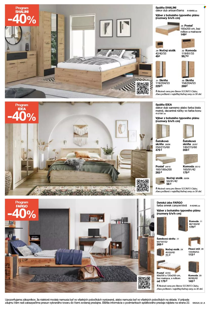 Leták Sconto nábytok - 25.3.2026 - 21.4.2026. Strana 2