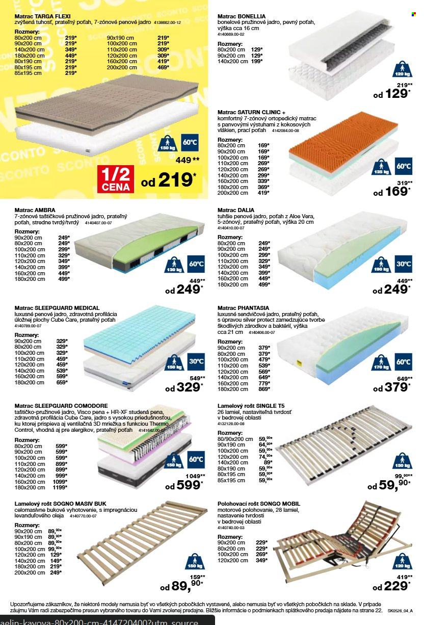Leták Sconto nábytok - 25.3.2026 - 21.4.2026. Strana 4