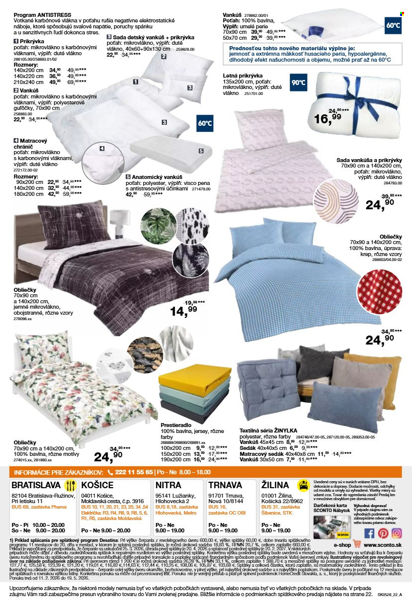 Leták Sconto nábytok - 25.3.2026 - 21.4.2026. Strana 22