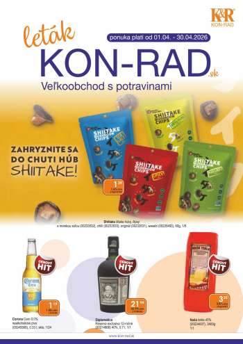 Leták KON-RAD - 1.4.2026 - 30.4.2026.