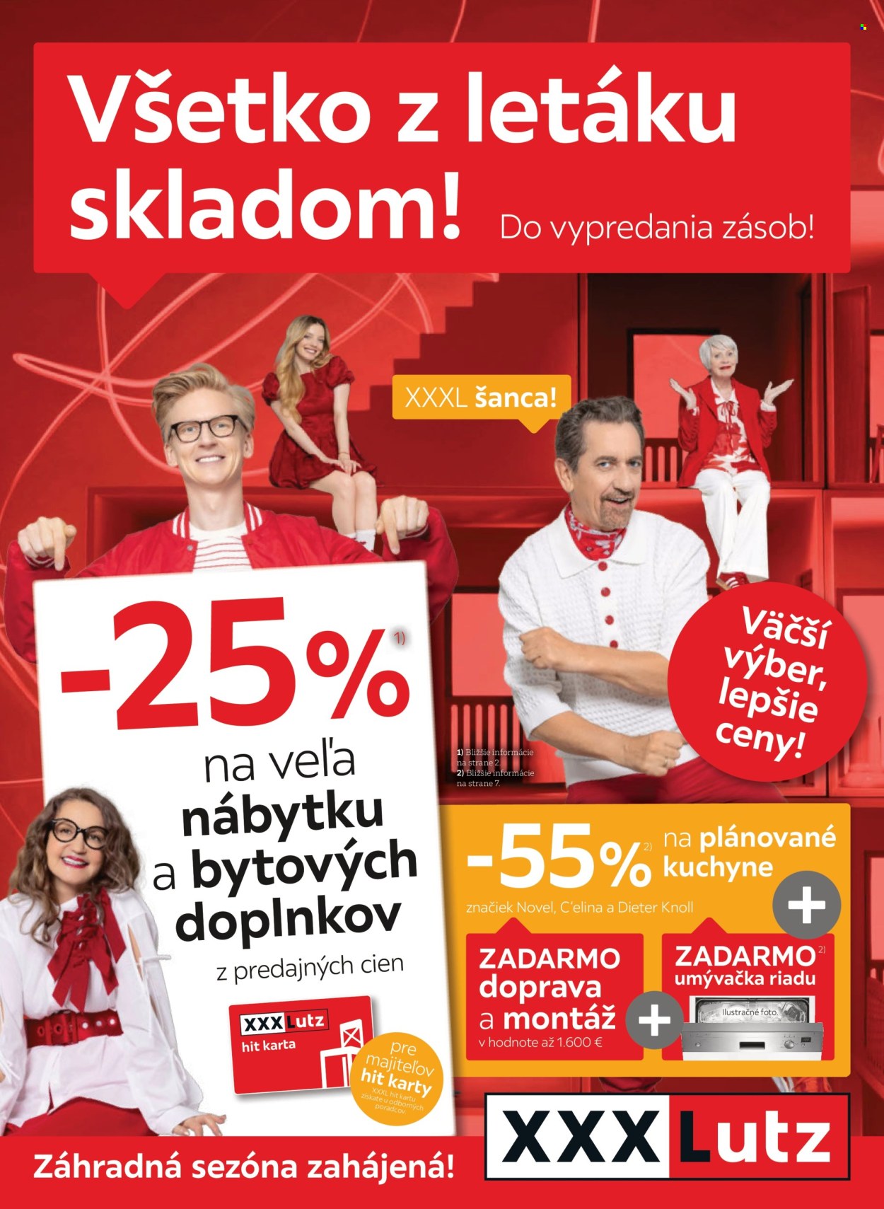Leták XXXLutz - 23.3.2026 - 5.4.2026. Strana 1