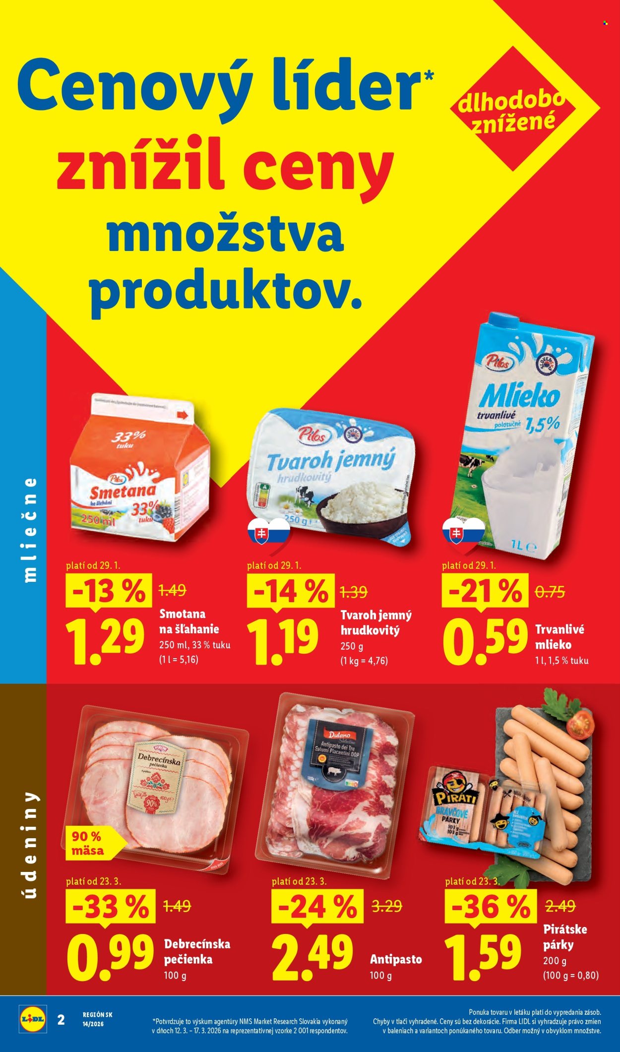 Leták Lidl - 30.3.2026 - 4.4.2026. Strana 2