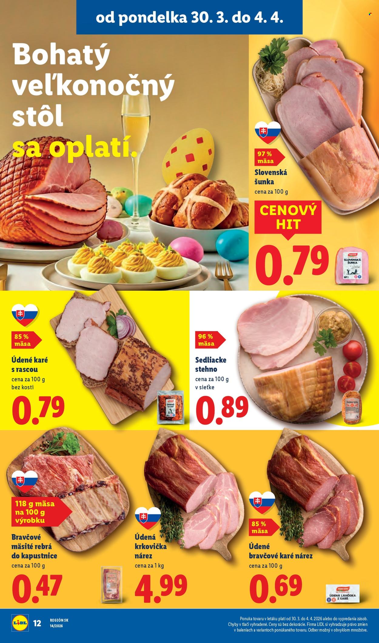 Leták Lidl - 30.3.2026 - 4.4.2026. Strana 14