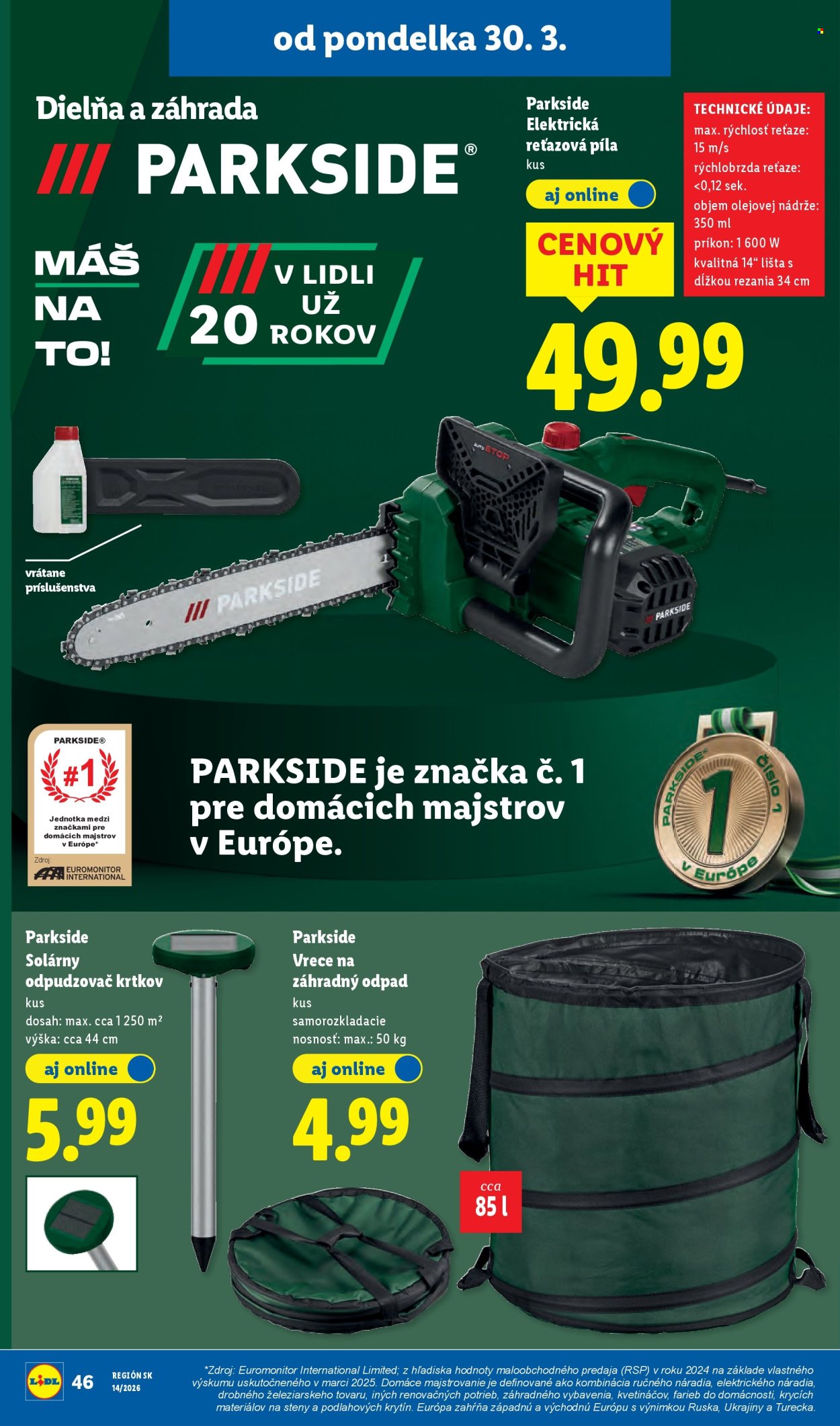 Leták Lidl - 30.3.2026 - 4.4.2026. Strana 66