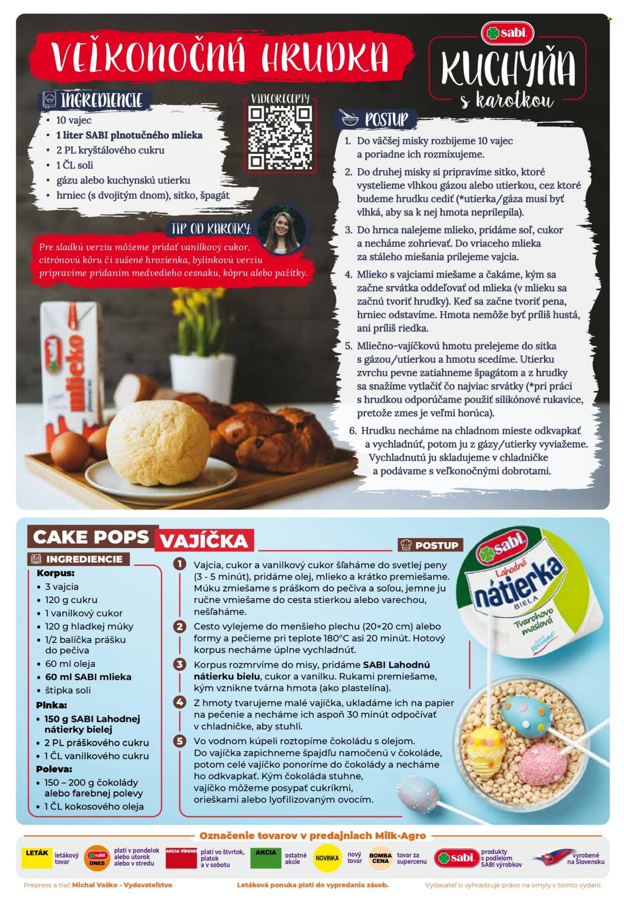 Leták Milk AGRO - 1.4.2026 - 14.4.2026. Strana 2