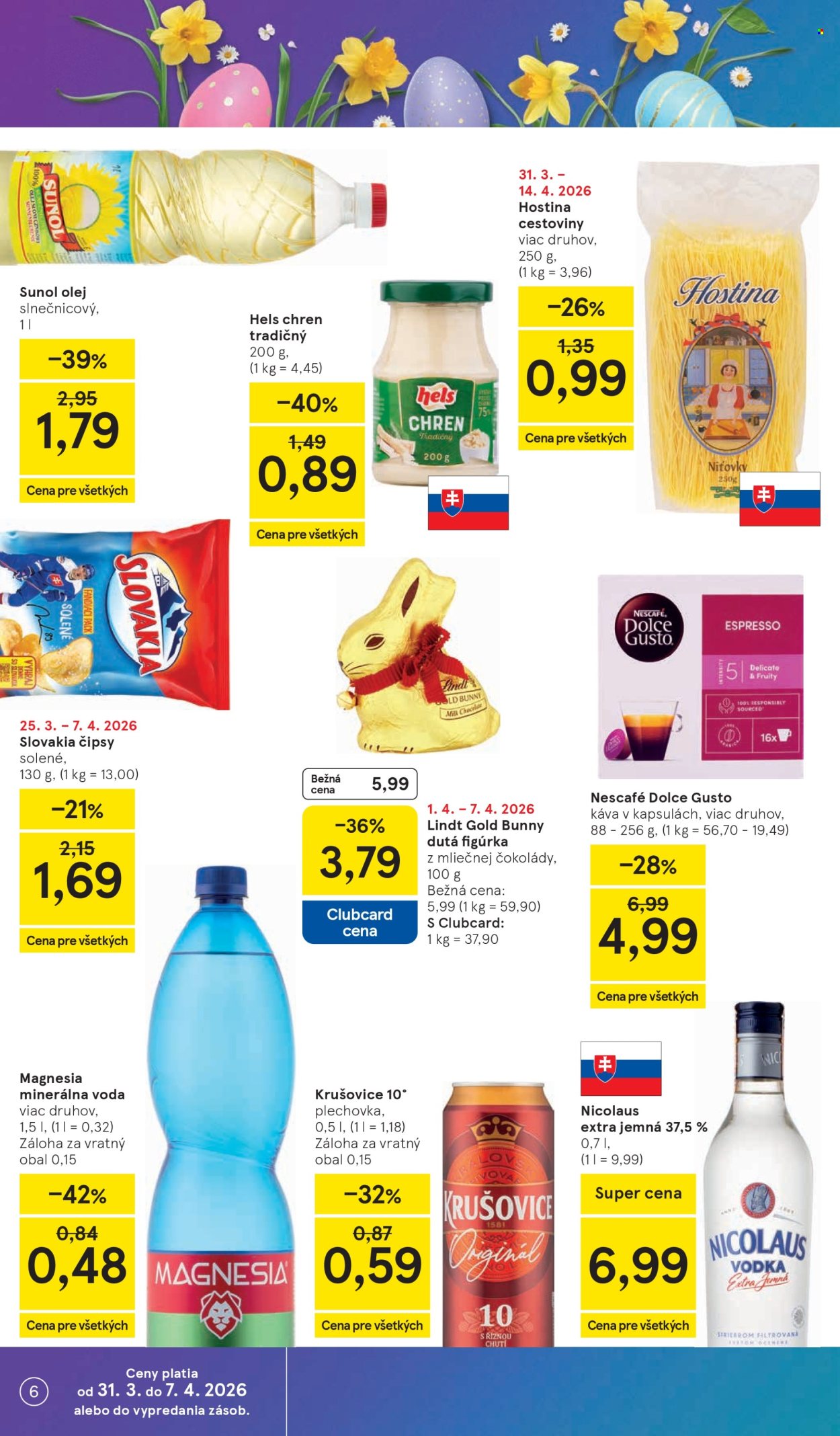 Leták TESCO - 31.3.2026 - 7.4.2026. Strana 6