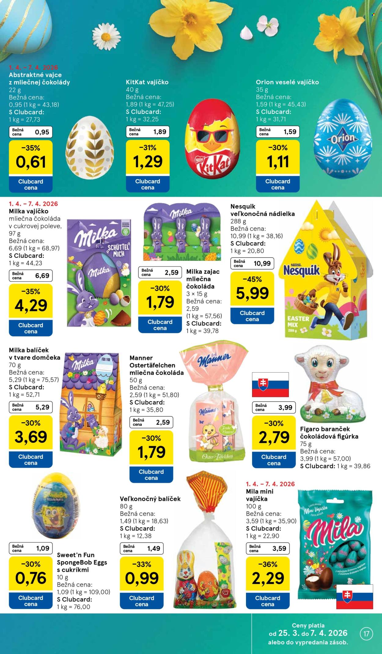 Leták TESCO - 31.3.2026 - 7.4.2026. Strana 17
