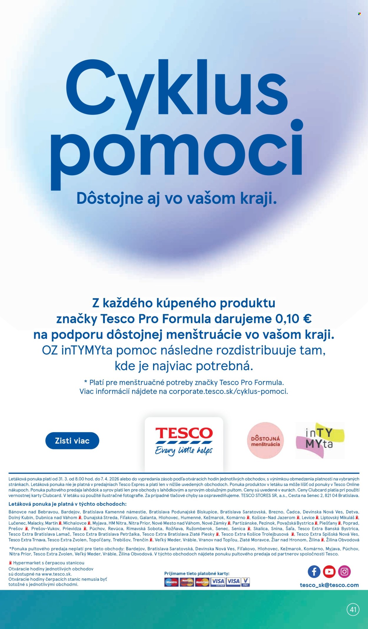 Leták TESCO - 31.3.2026 - 7.4.2026. Strana 41
