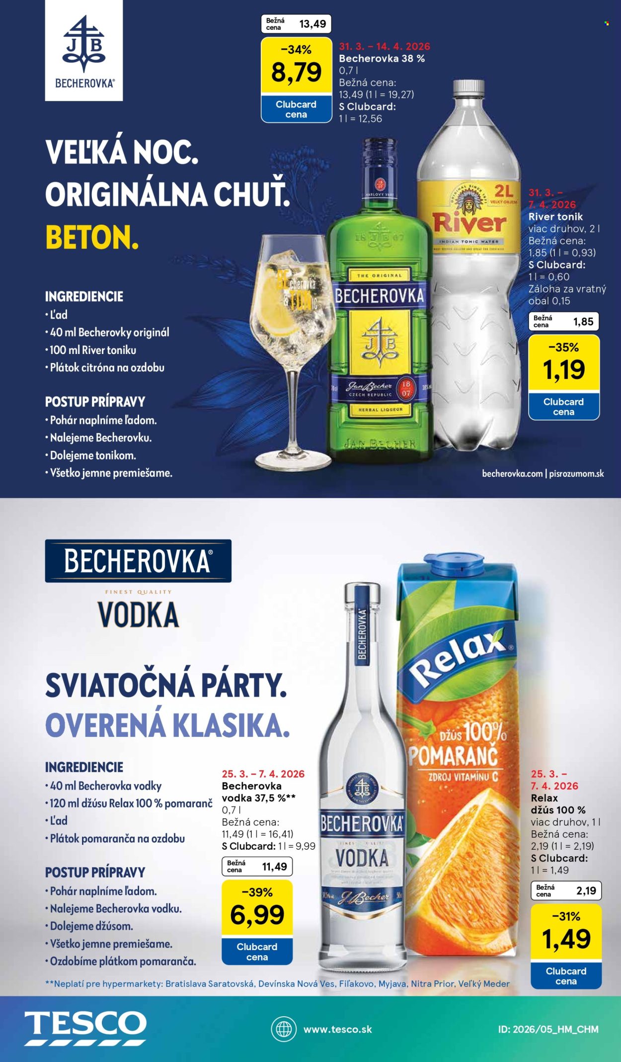 Leták TESCO - 31.3.2026 - 7.4.2026. Strana 45