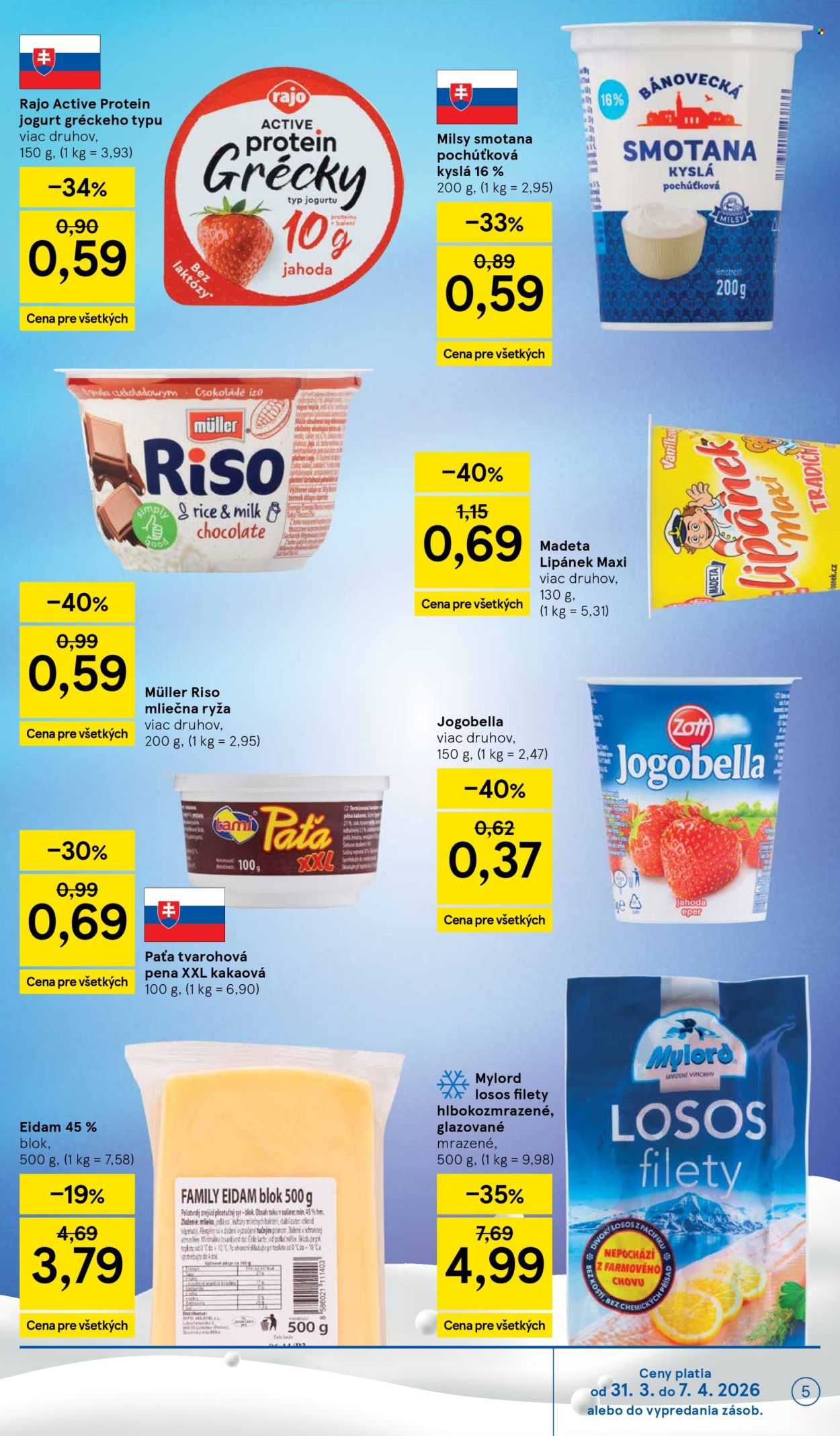 Leták TESCO supermarket - 31.3.2026 - 7.4.2026. Strana 5