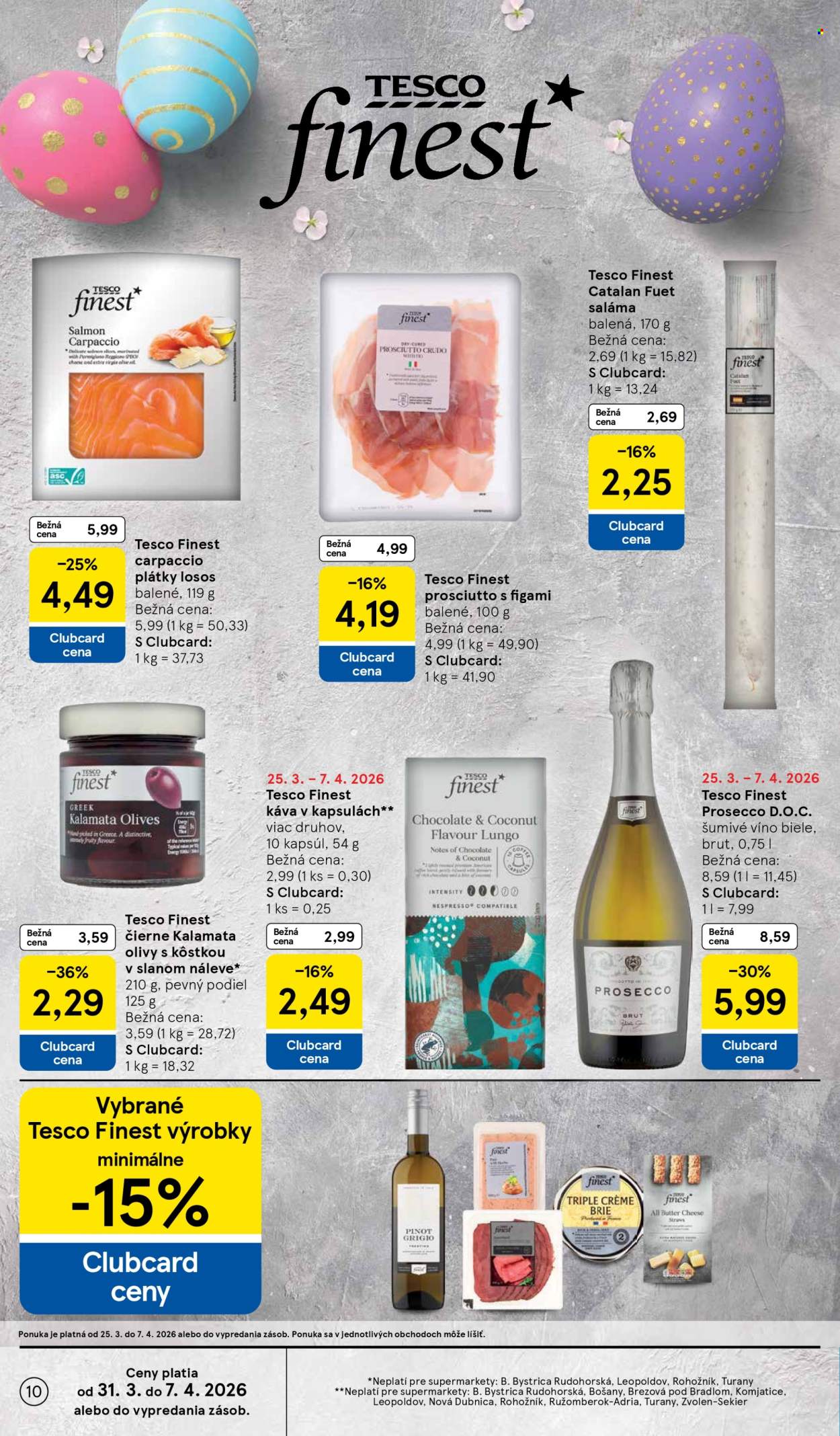 Leták TESCO supermarket - 31.3.2026 - 7.4.2026. Strana 10