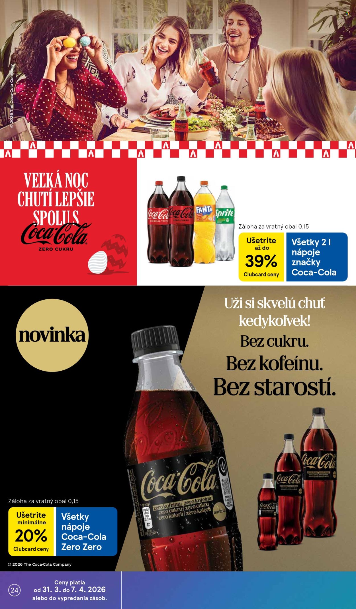 Leták TESCO supermarket - 31.3.2026 - 7.4.2026. Strana 24