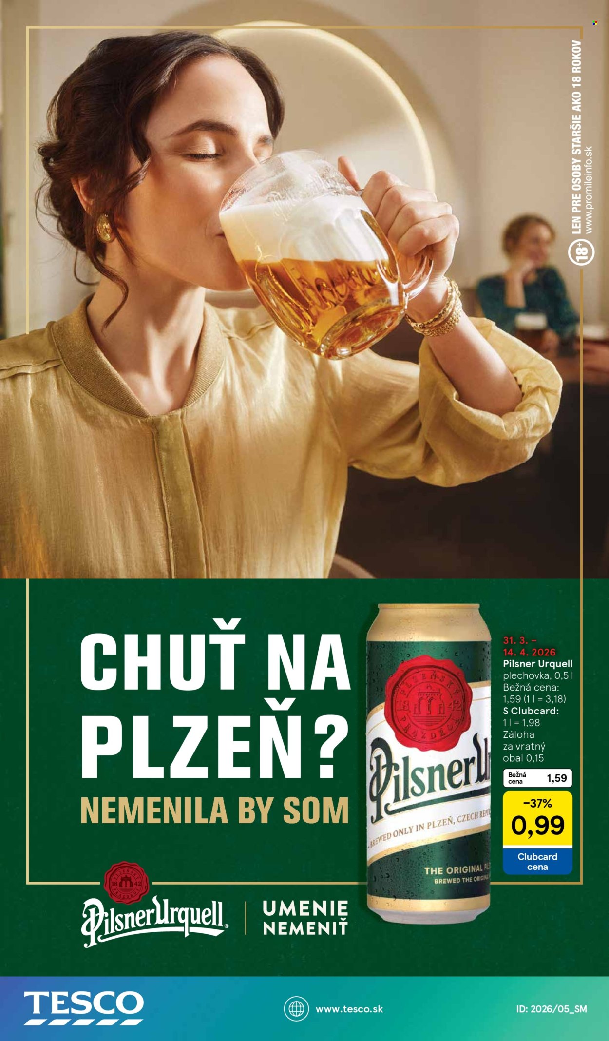 Leták TESCO supermarket - 31.3.2026 - 7.4.2026. Strana 25