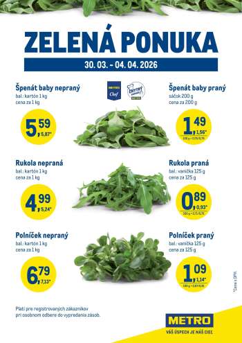 Leták Metro - 30.3.2026 - 4.4.2026.