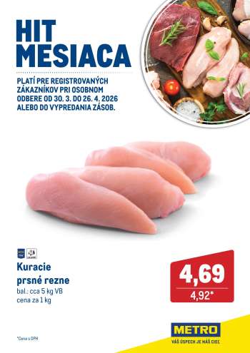 Leták Metro - 30.3.2026 - 26.4.2026.