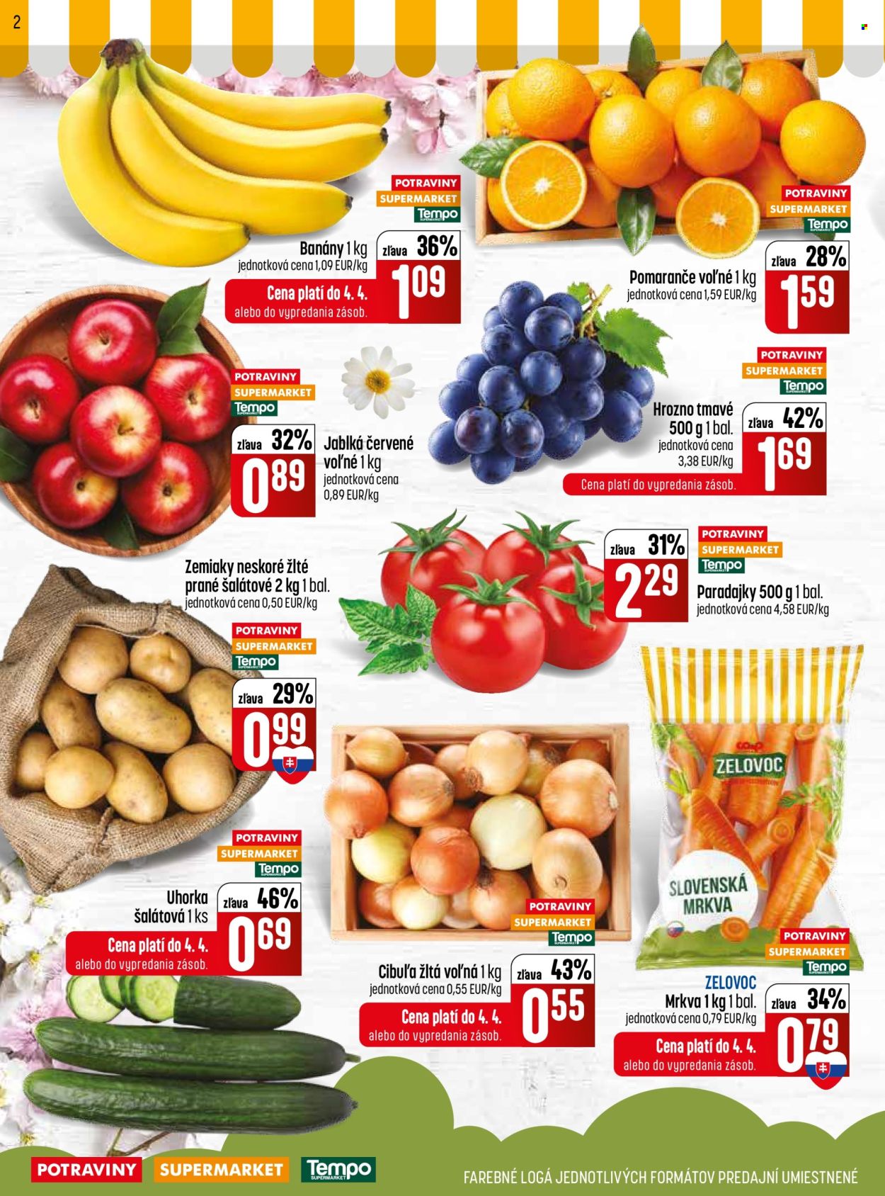 Leták COOP Jednota - 31.3.2026 - 8.4.2026. Strana 2