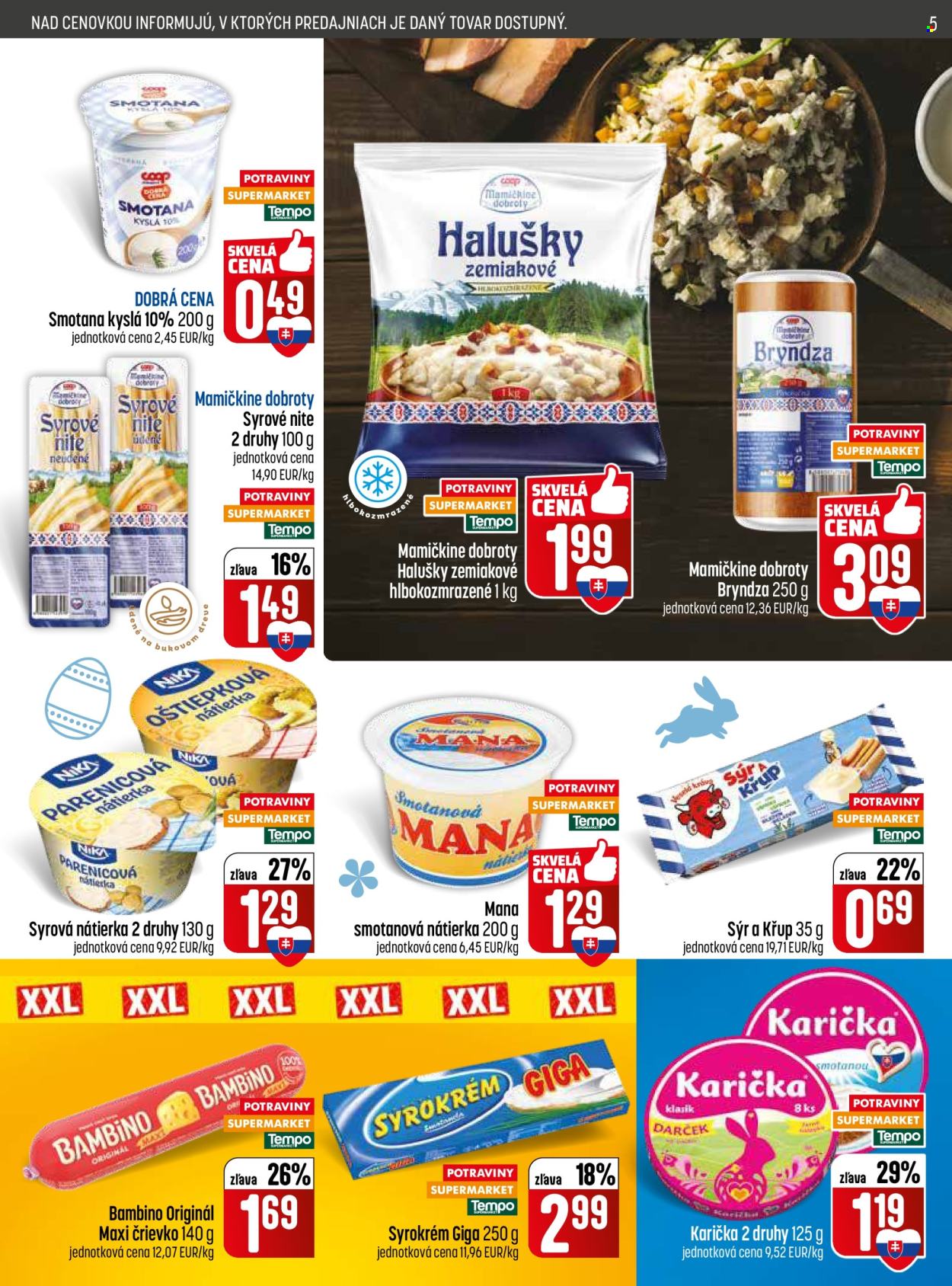 Leták COOP Jednota - 31.3.2026 - 8.4.2026. Strana 5