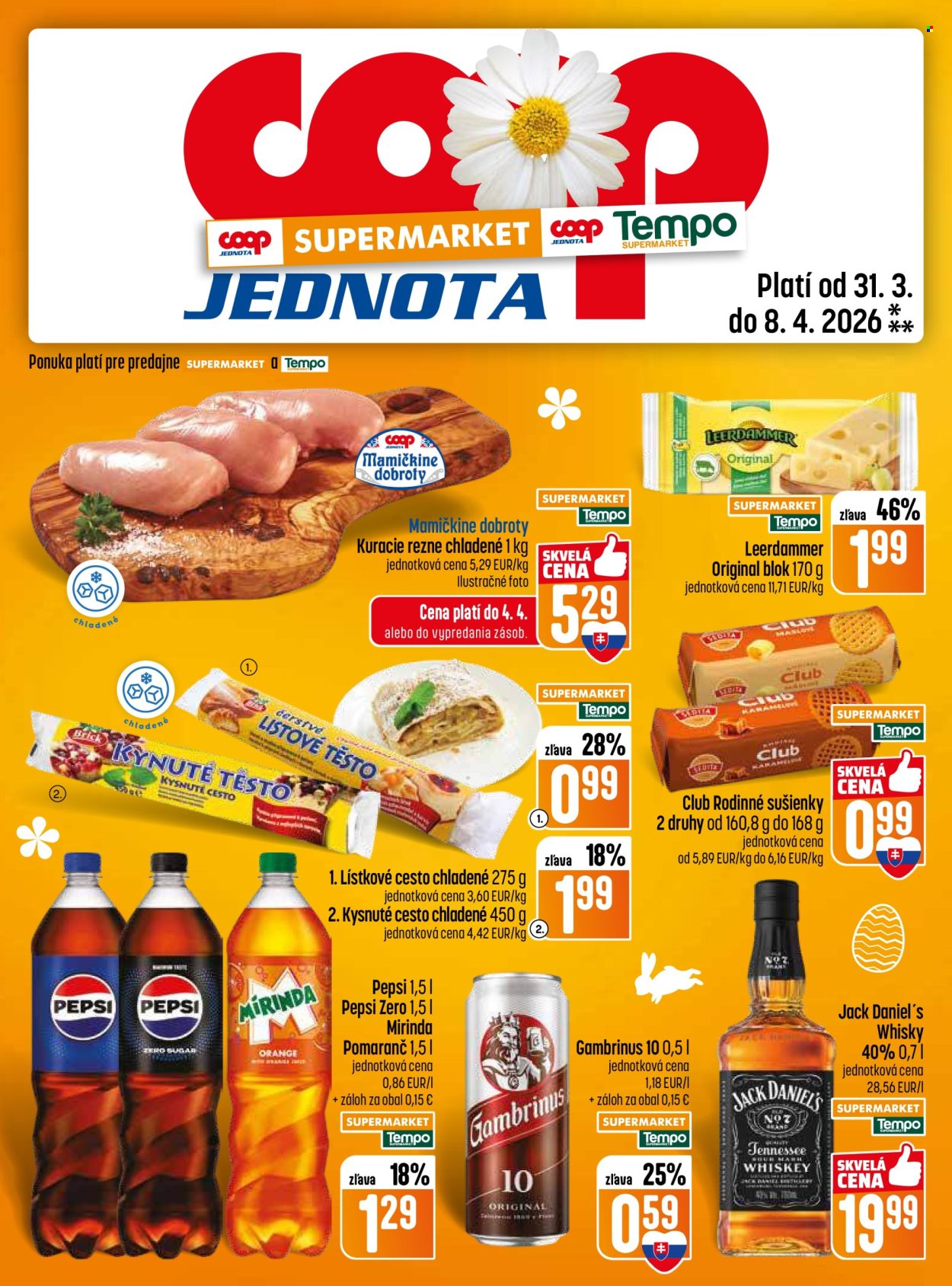 Leták COOP Jednota - 31.3.2026 - 8.4.2026. Strana 13