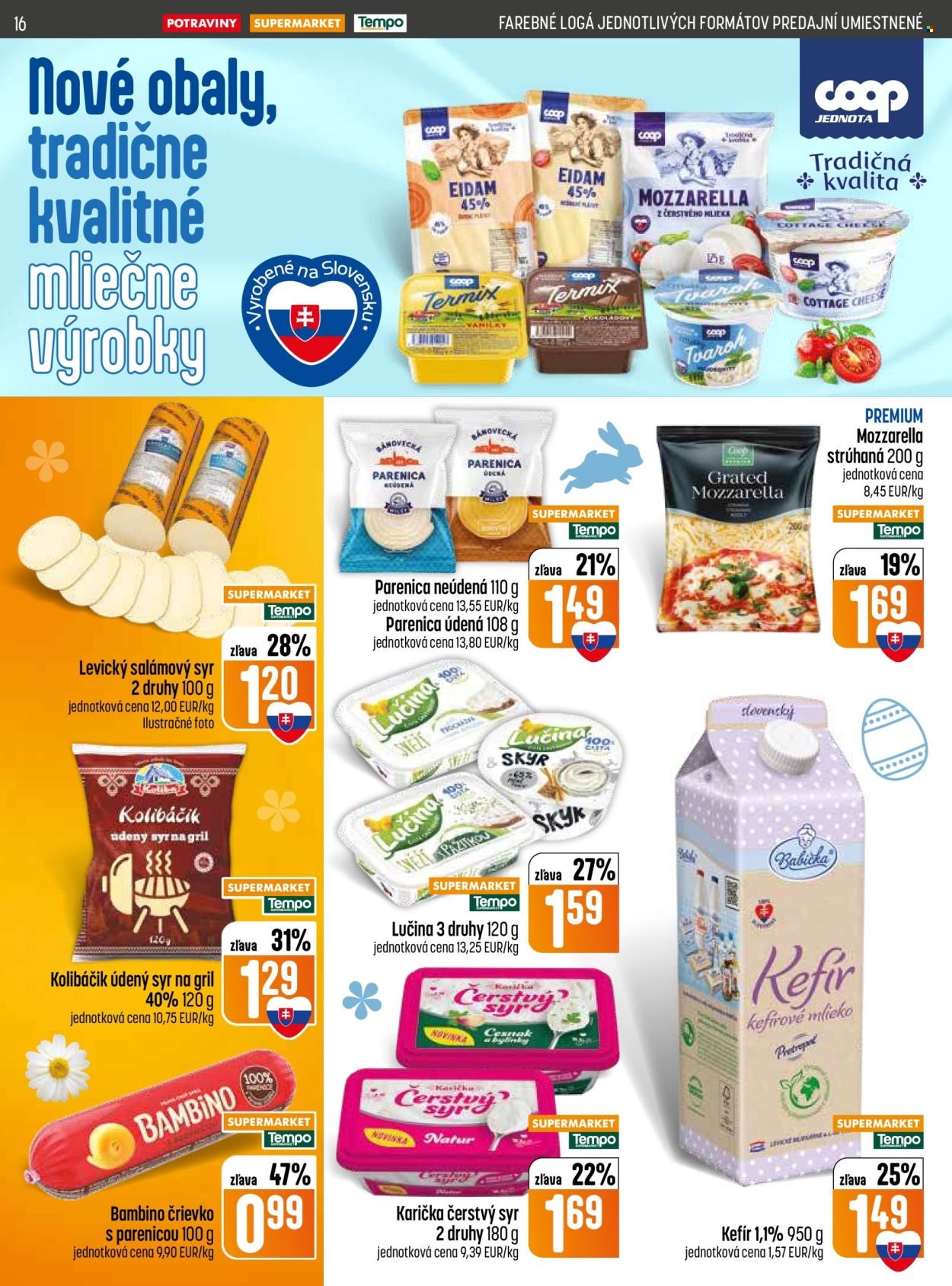 Leták COOP Jednota - 31.3.2026 - 8.4.2026. Strana 16
