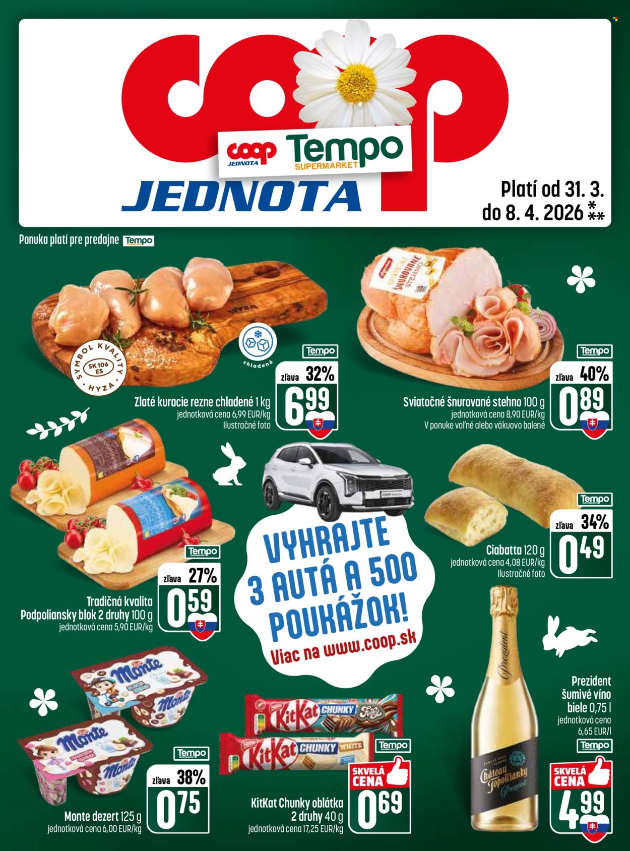 Leták COOP Jednota - 31.3.2026 - 8.4.2026. Strana 25