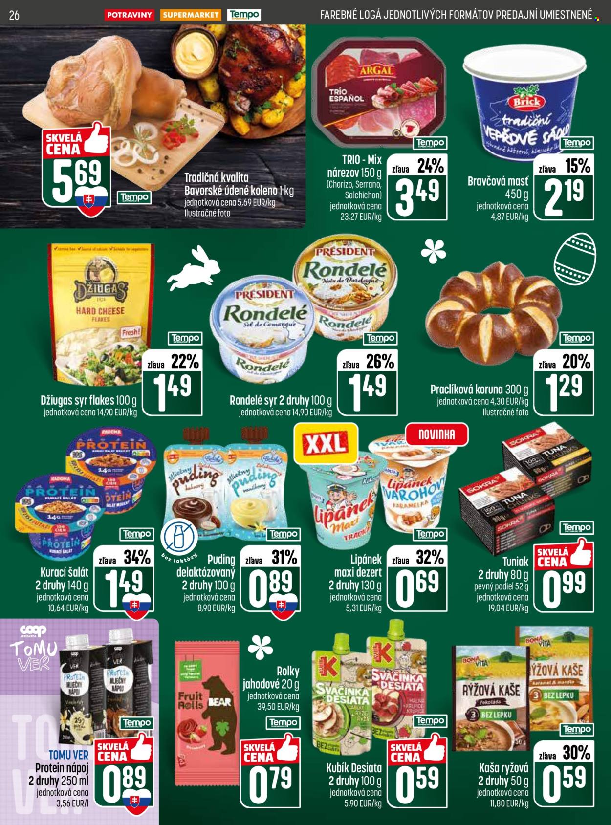 Leták COOP Jednota - 31.3.2026 - 8.4.2026. Strana 26