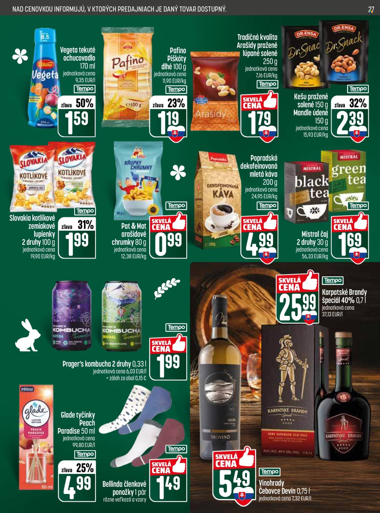 Leták COOP Jednota - 31.3.2026 - 8.4.2026. Strana 27