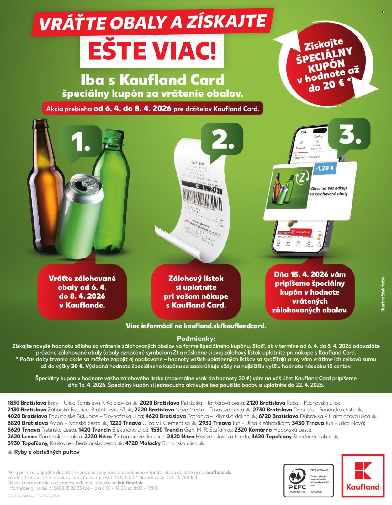 Leták Kaufland - 1.4.2026 - 8.4.2026. Strana 72