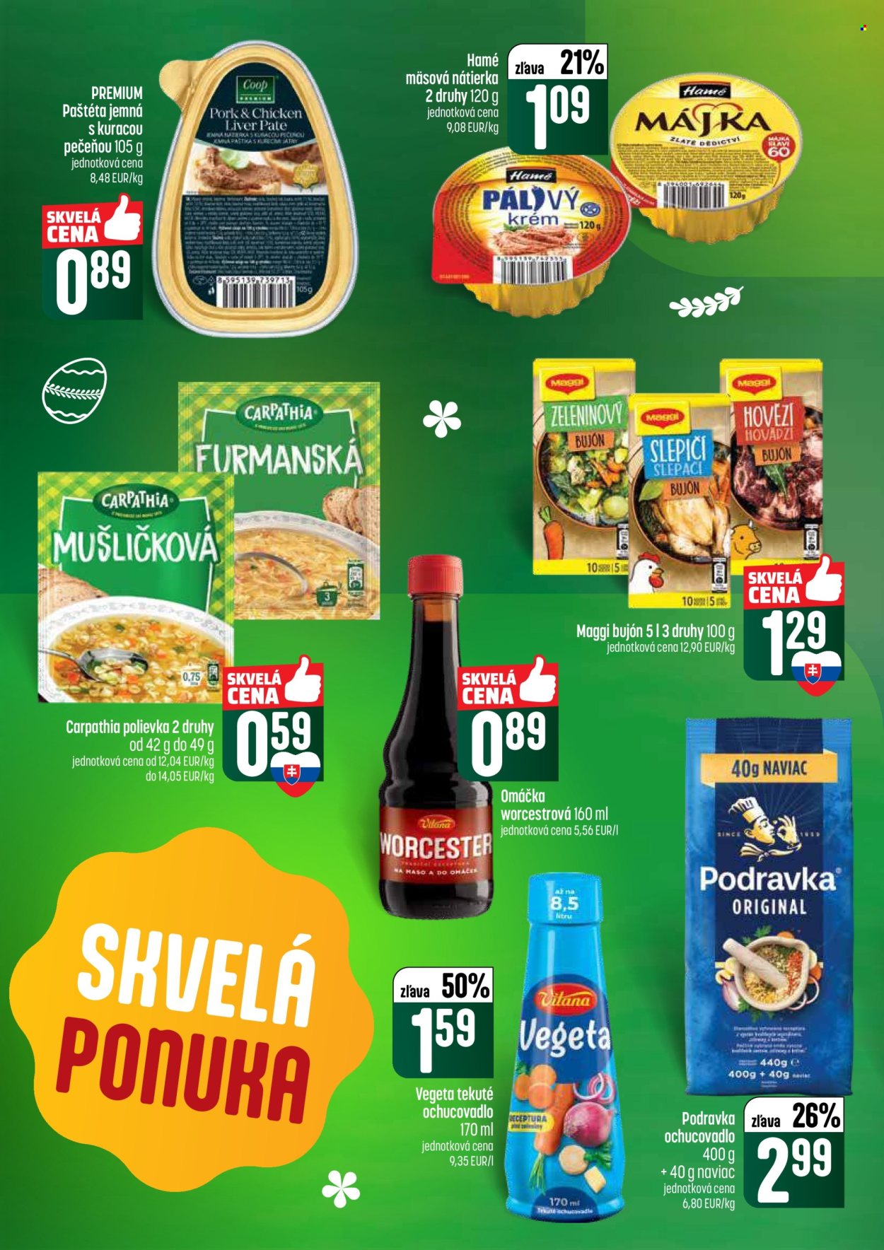 Leták COOP Jednota - 31.3.2026 - 8.4.2026. Strana 32