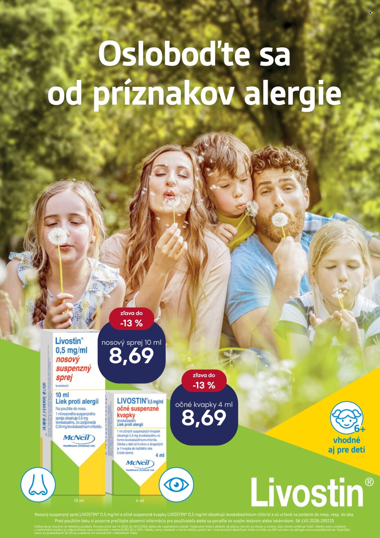 Leták Vaša lekáreň - 1.4.2026 - 30.4.2026. Strana 19