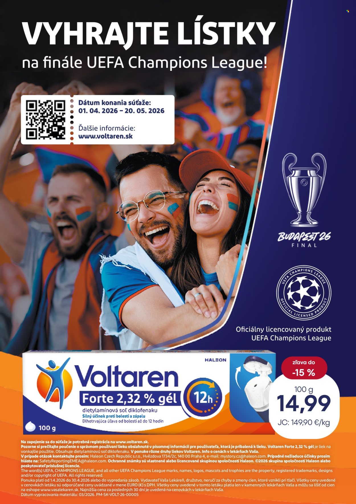 Leták Vaša lekáreň - 1.4.2026 - 30.4.2026. Strana 21