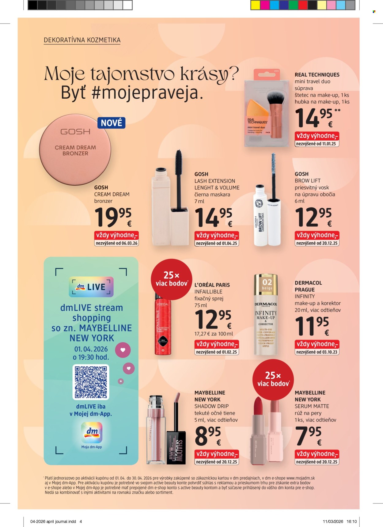 Leták dm drogerie - 1.4.2026 - 30.4.2026. Strana 4