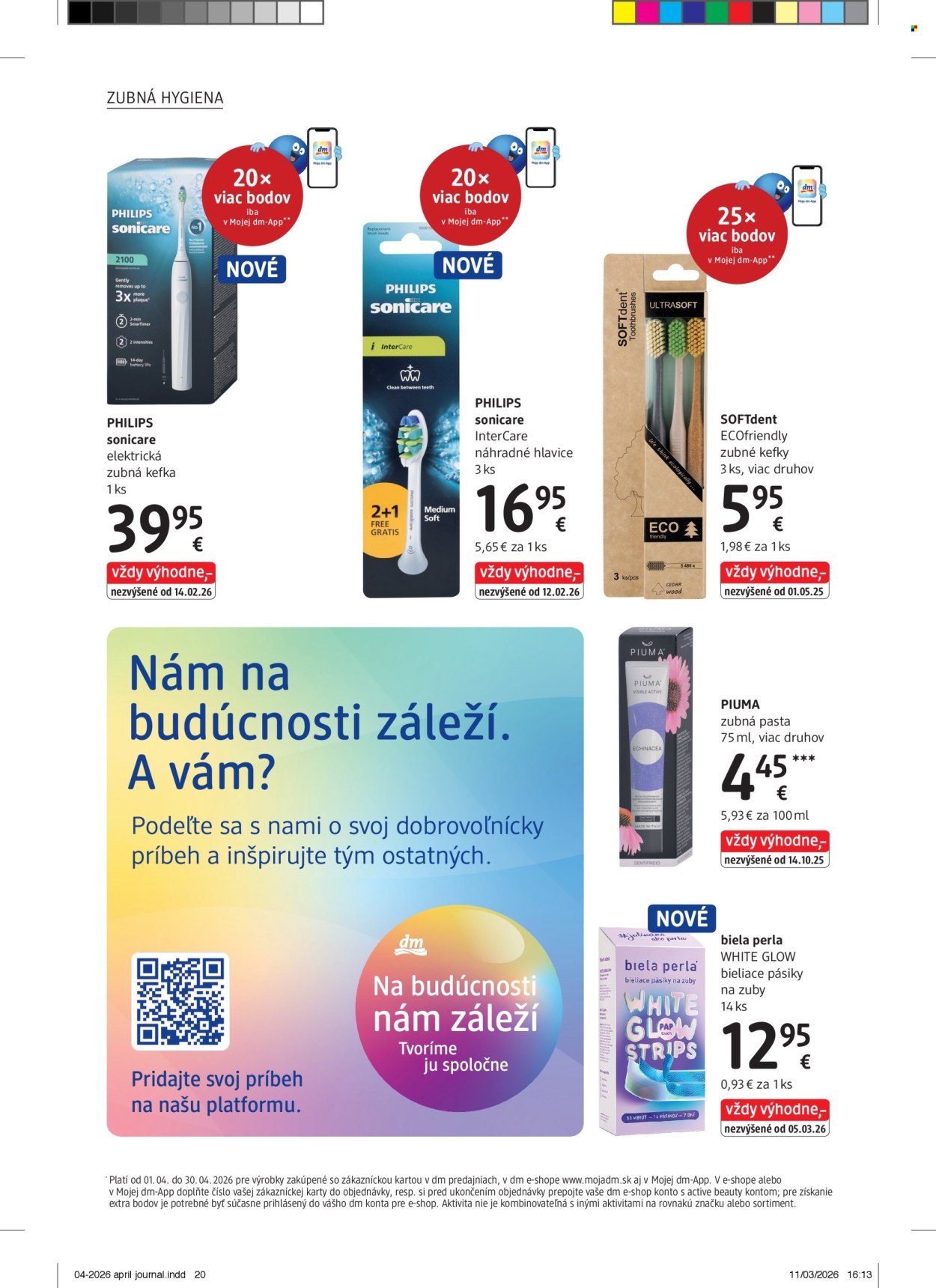 Leták dm drogerie - 1.4.2026 - 30.4.2026. Strana 20