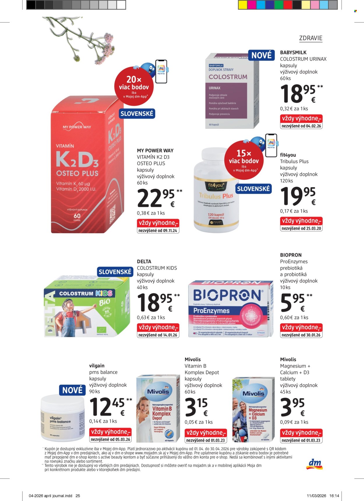 Leták dm drogerie - 1.4.2026 - 30.4.2026. Strana 25