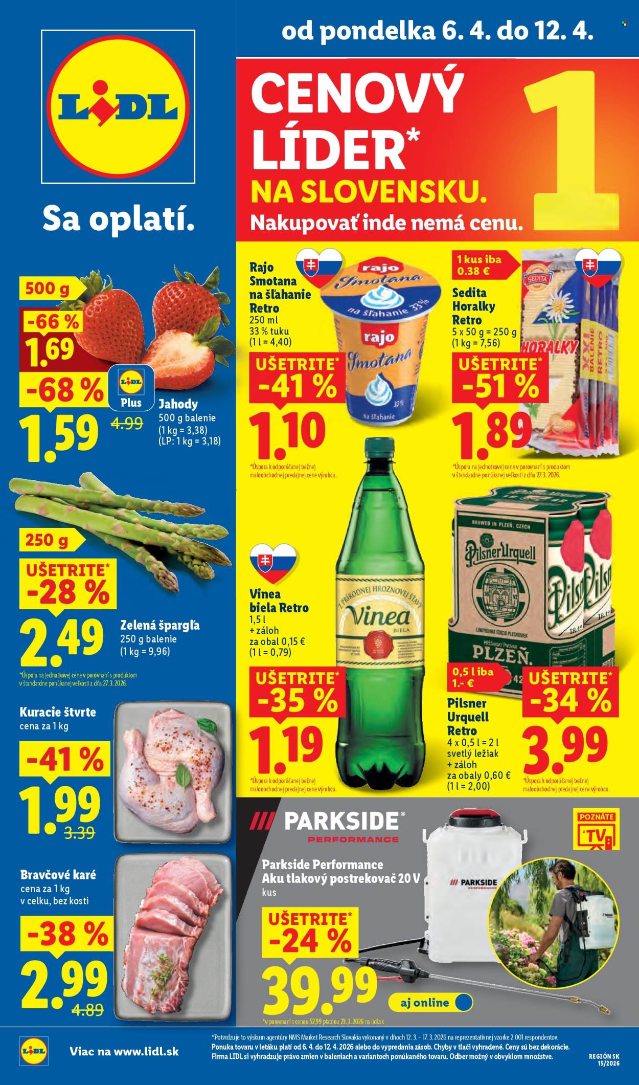 Leták Lidl - 6.4.2026 - 12.4.2026. Strana 1