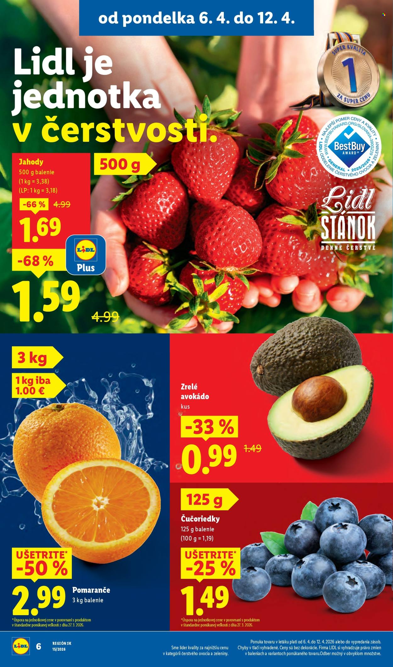 Leták Lidl - 6.4.2026 - 12.4.2026. Strana 6