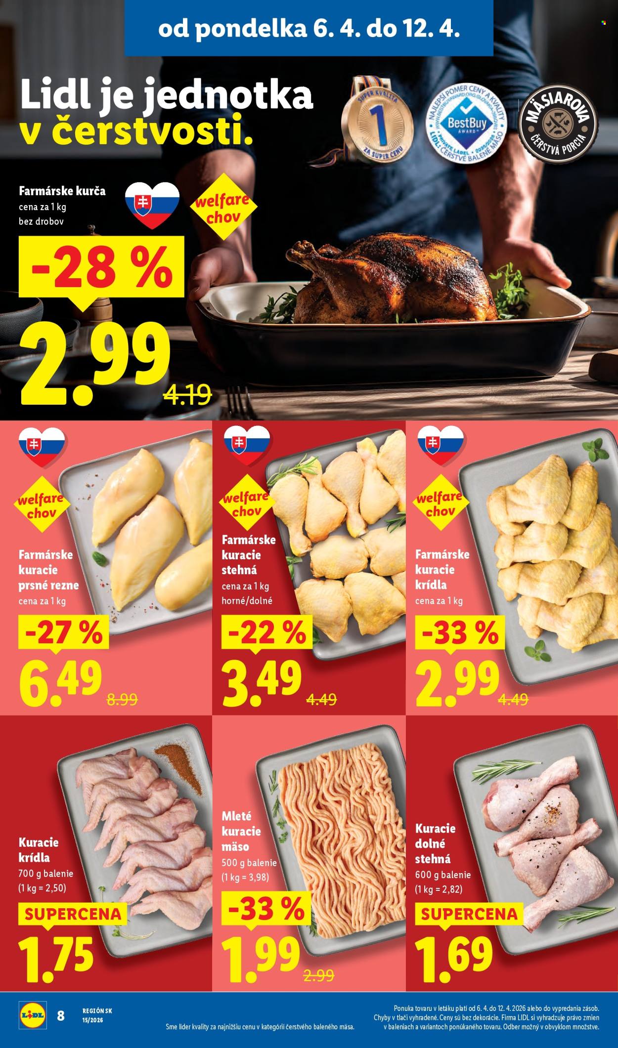 Leták Lidl - 6.4.2026 - 12.4.2026. Strana 8