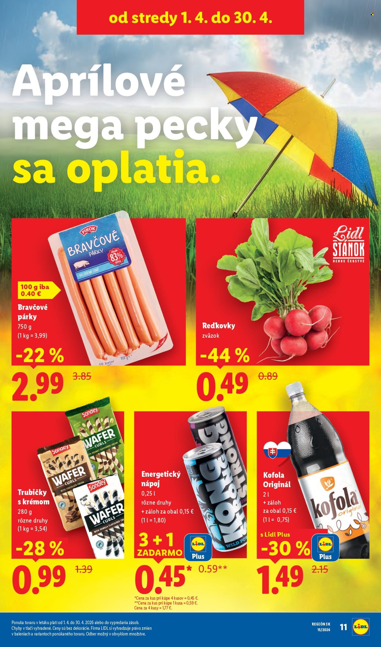 Leták Lidl - 6.4.2026 - 12.4.2026. Strana 11