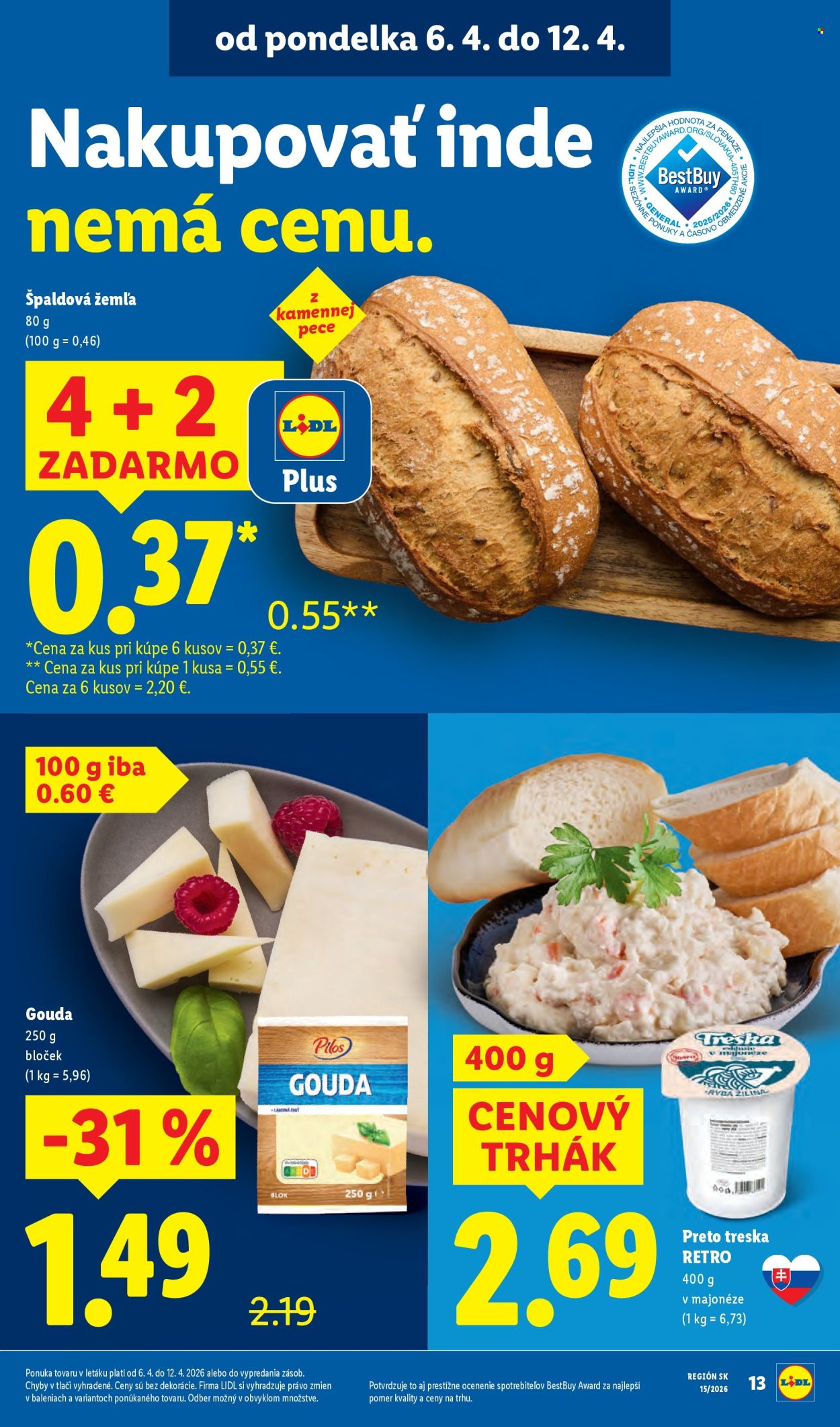 Leták Lidl - 6.4.2026 - 12.4.2026. Strana 15