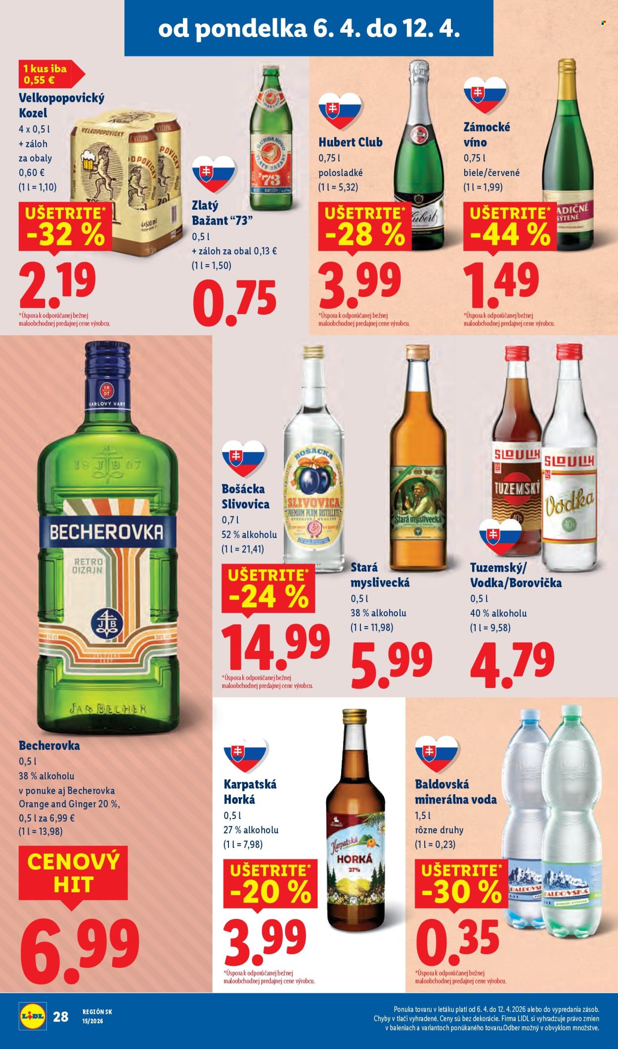 Leták Lidl - 6.4.2026 - 12.4.2026. Strana 31