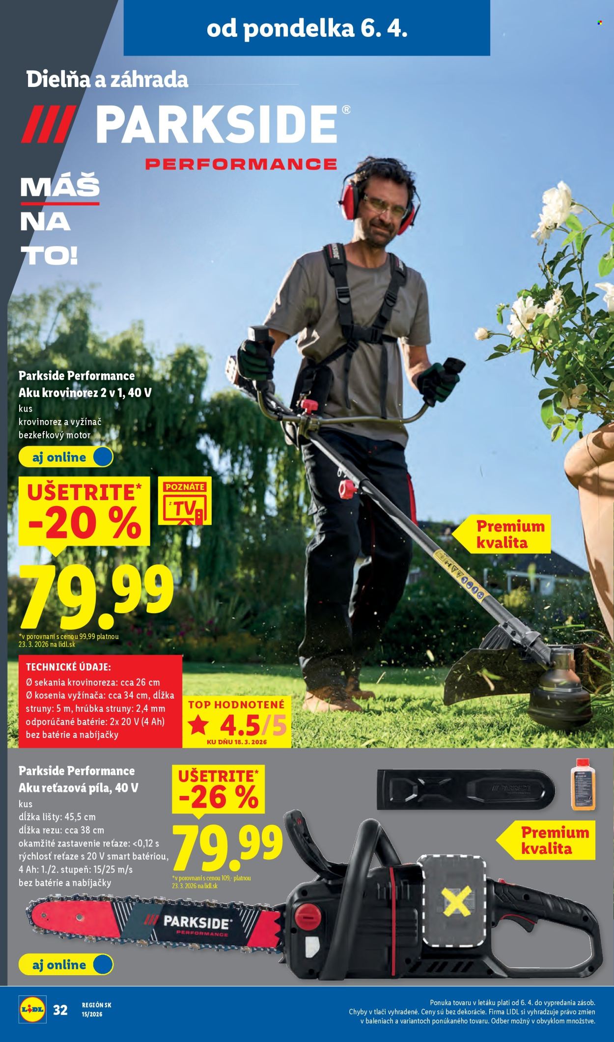 Leták Lidl - 6.4.2026 - 12.4.2026. Strana 36