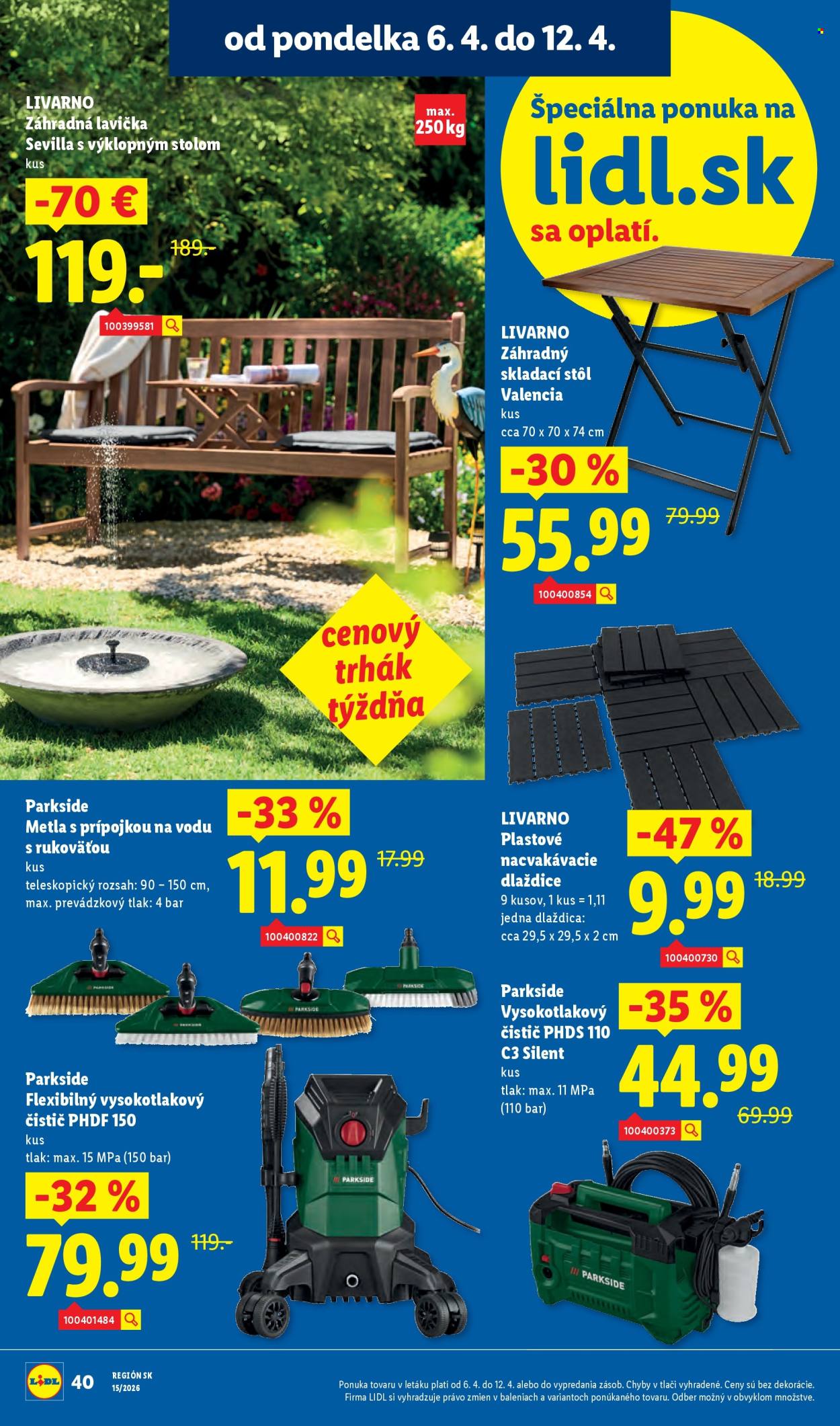 Leták Lidl - 6.4.2026 - 12.4.2026. Strana 42