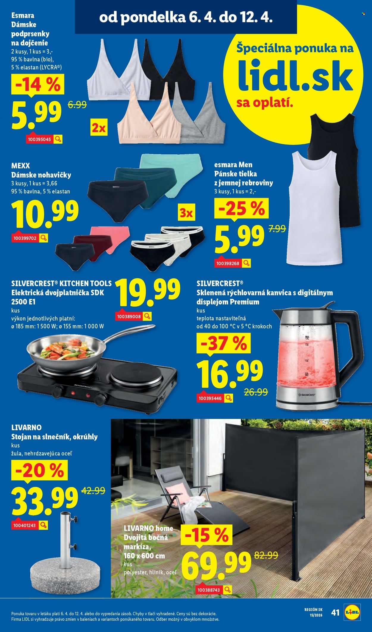 Leták Lidl - 6.4.2026 - 12.4.2026. Strana 47