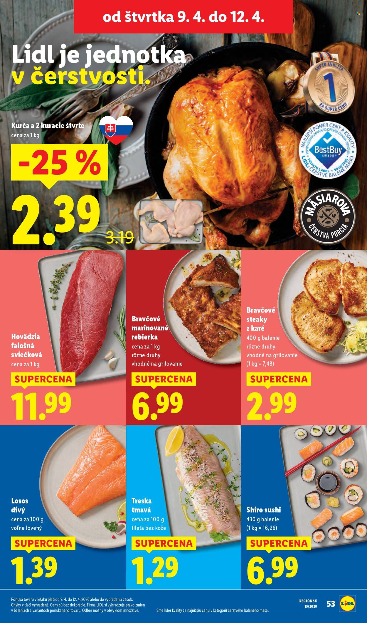Leták Lidl - 6.4.2026 - 12.4.2026. Strana 53