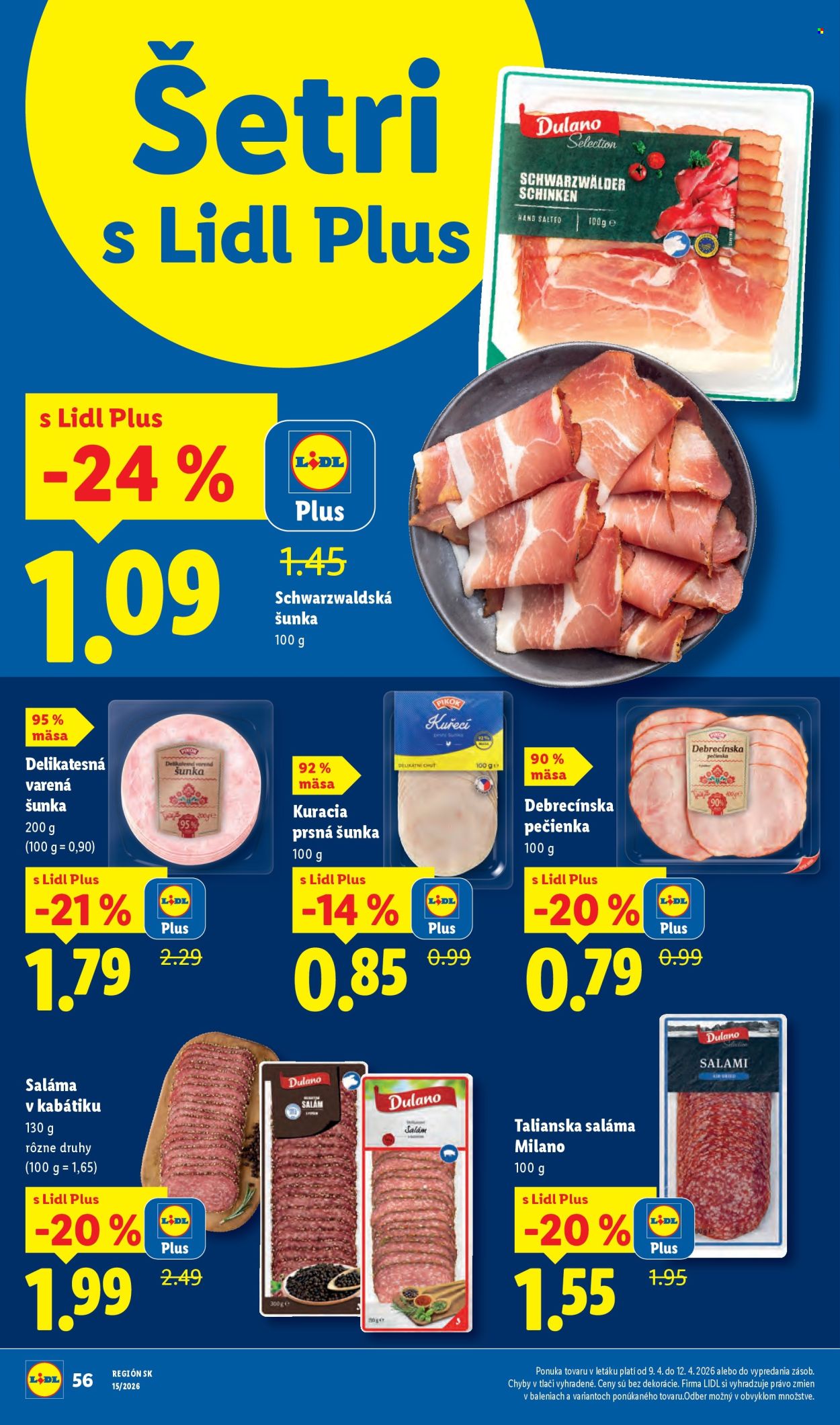 Leták Lidl - 6.4.2026 - 12.4.2026. Strana 56