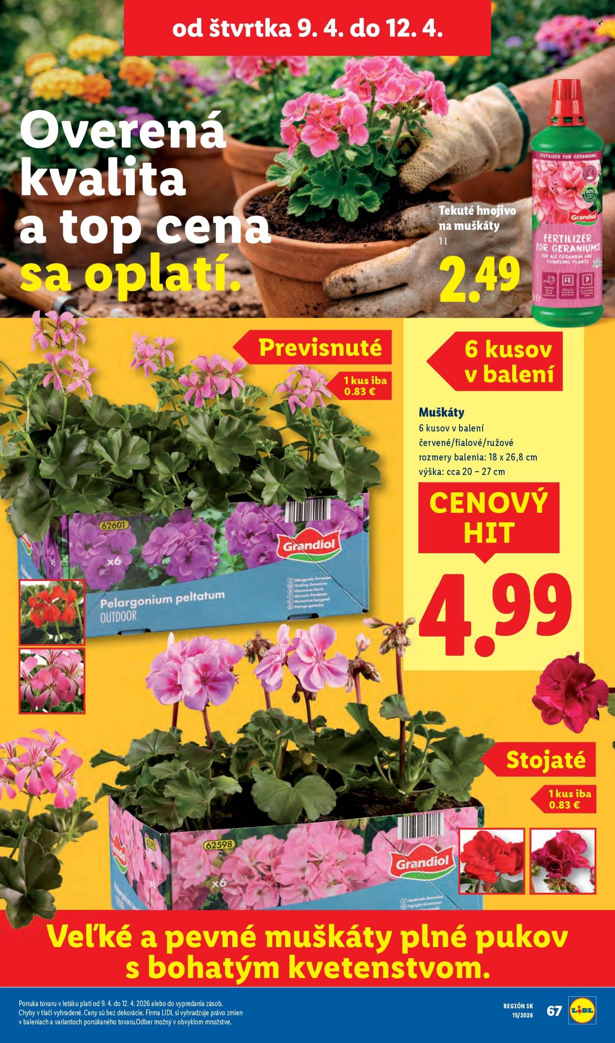 Leták Lidl - 6.4.2026 - 12.4.2026. Strana 69