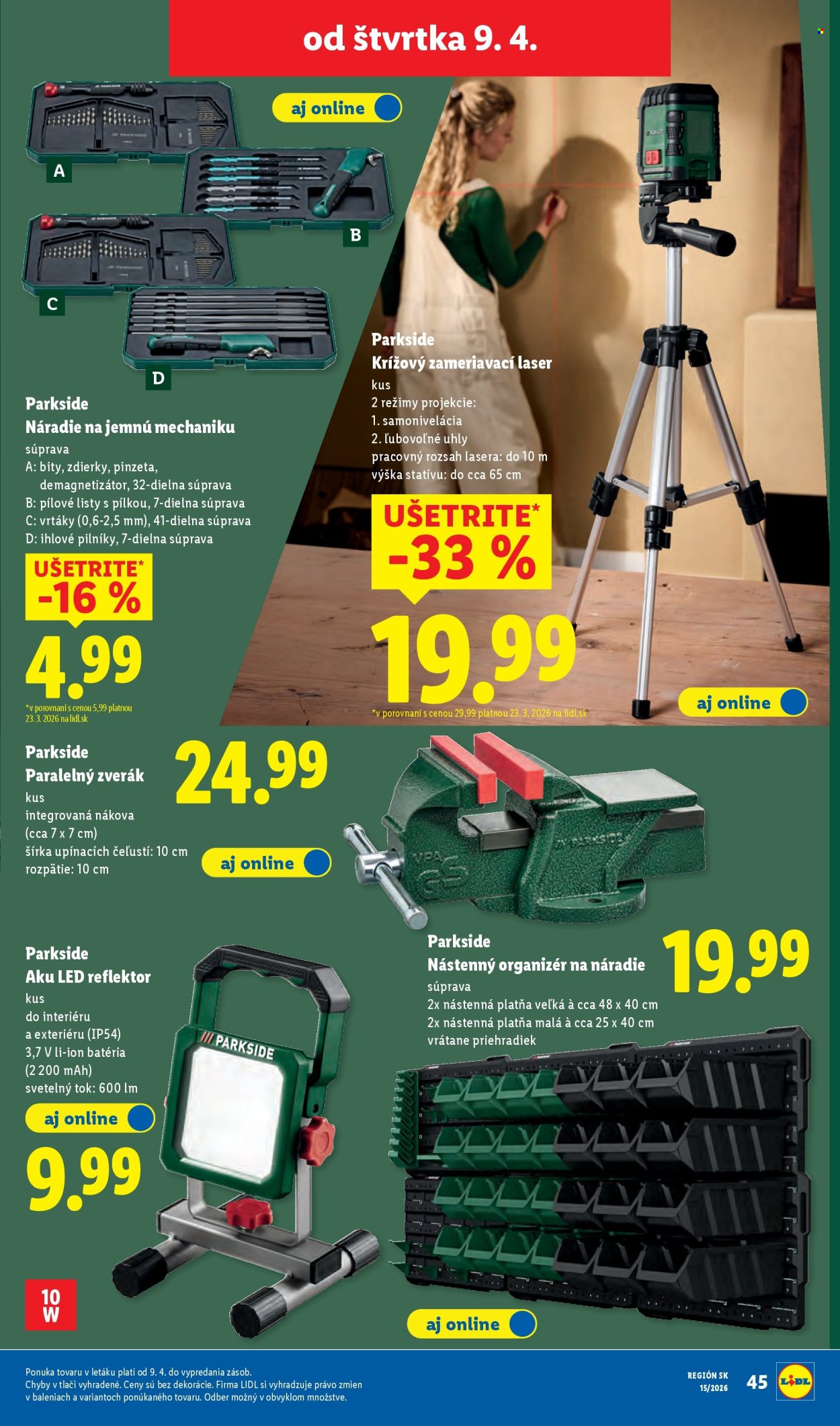 Leták Lidl - 6.4.2026 - 12.4.2026. Strana 72